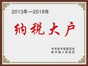 2013-2018納稅大戶